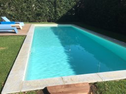 piscina interrata con copertura